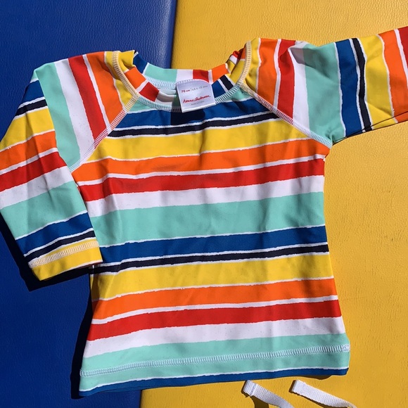 Hanna Andersson 3 piece swim set toddler boy - Picture 3 of 4